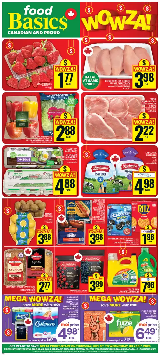 Food Basics catalogue | Top offers for smart savers | 2026-07-09T00:00:00.000Z - 2026-07-15T00:00:00.000Z