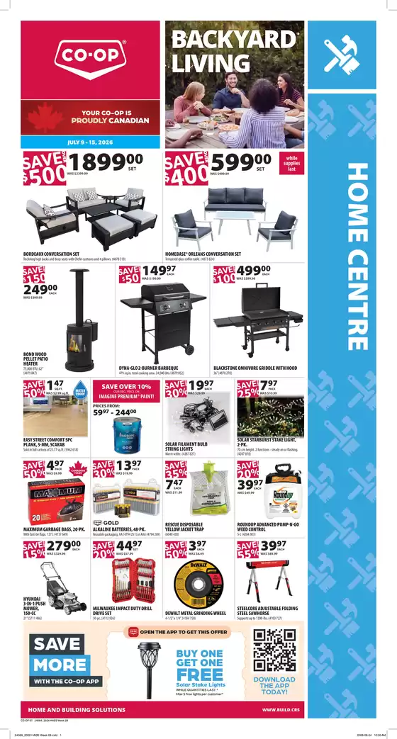 Co-op Home Centre catalogue | Current special promotions | 2026-07-09T00:00:00.000Z - 2026-07-15T00:00:00.000Z