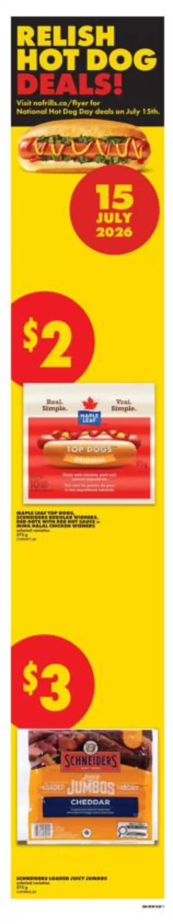 No Frills catalogue in Gander | Great discounts on selected products | 2026-07-15T00:00:00.000Z - 2026-07-15T00:00:00.000Z