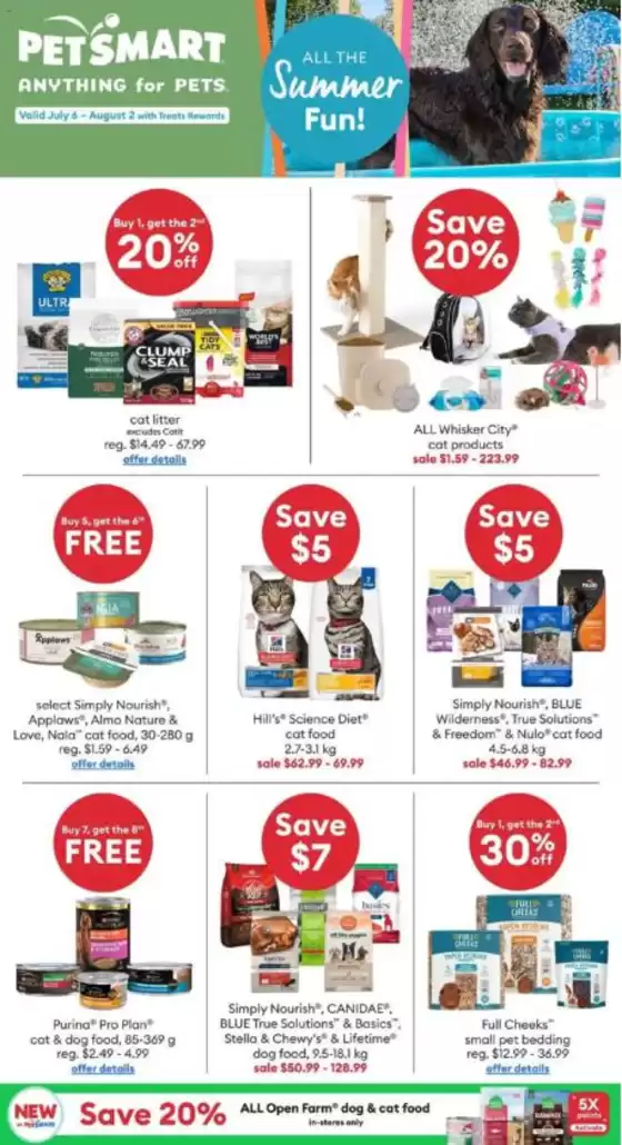 Petsmart catalogue | Petsmart weekly flyer | 2026-07-06T00:00:00.000Z - 2026-08-02T00:00:00.000Z