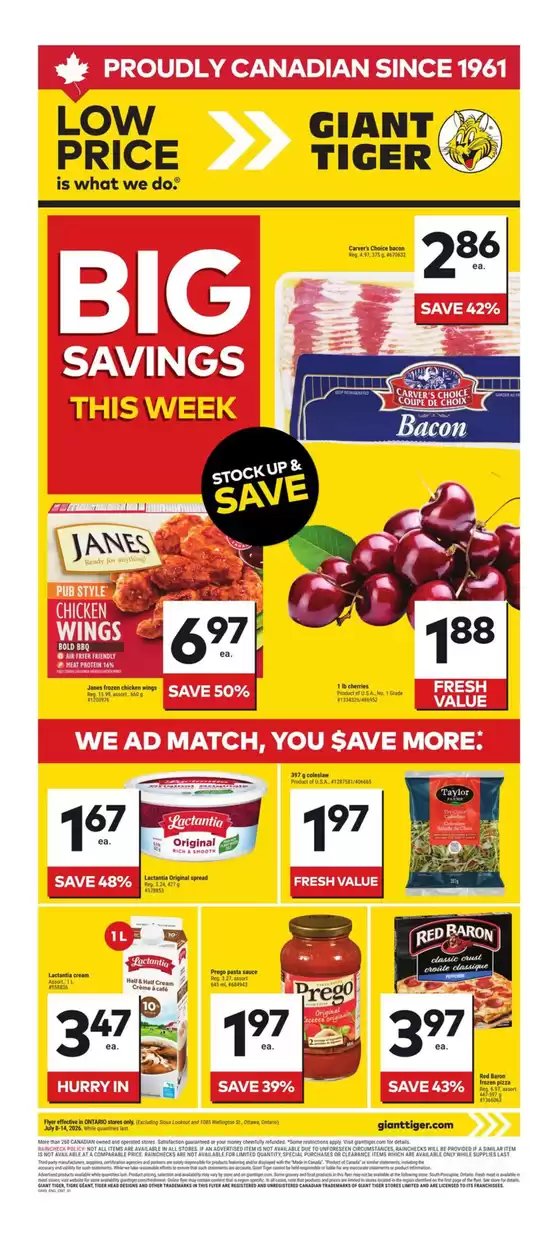 Giant Tiger catalogue | Attractive special offers for everyone | 2026-07-08T00:00:00.000Z - 2026-07-14T00:00:00.000Z