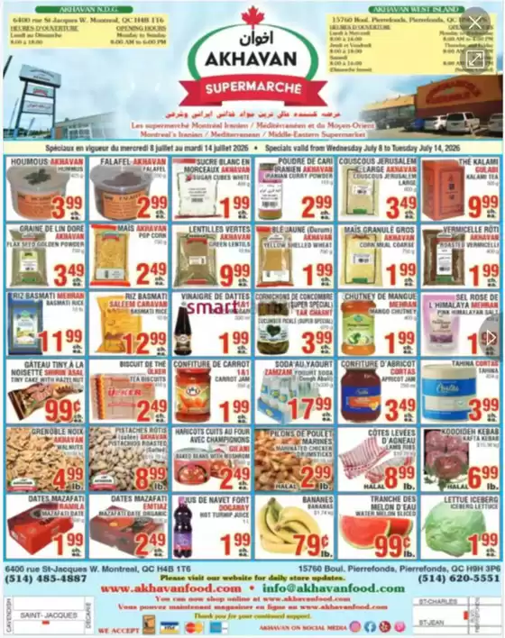 Akhavan catalogue in Kelowna | Weekly specials  | 2026-07-09T00:00:00.000Z - 2026-07-14T00:00:00.000Z