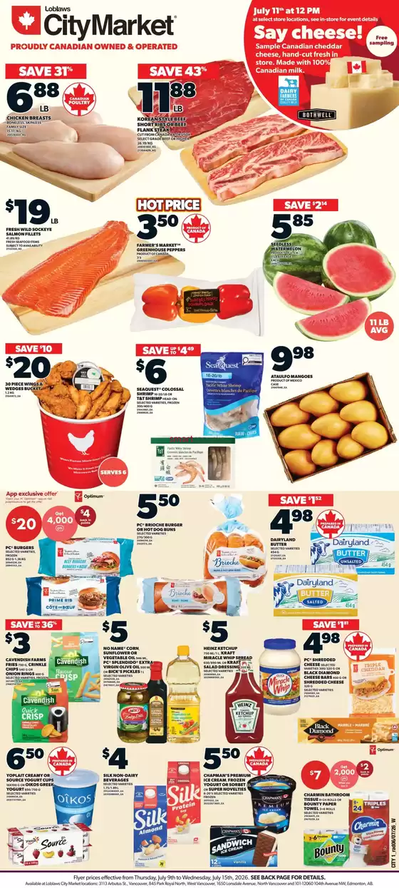 Loblaws catalogue | Weekly flyer | 2026-07-09T00:00:00.000Z - 2026-07-15T00:00:00.000Z