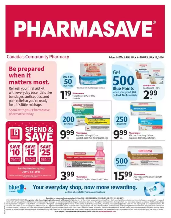 Pharmasave catalogue | Special offers for you | 2026-07-03T00:00:00.000Z - 2026-07-16T00:00:00.000Z