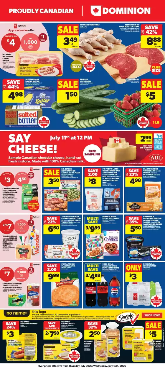 Dominion catalogue | Weekly flyer  | 2026-07-09T00:00:00.000Z - 2026-07-15T00:00:00.000Z