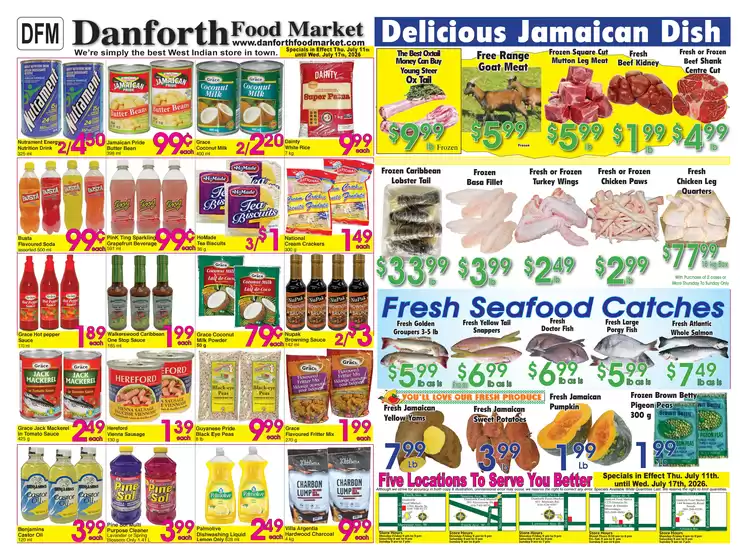 Danforth Food Market catalogue | Weekly specials | 2026-07-11T00:00:00.000Z - 2026-07-17T00:00:00.000Z