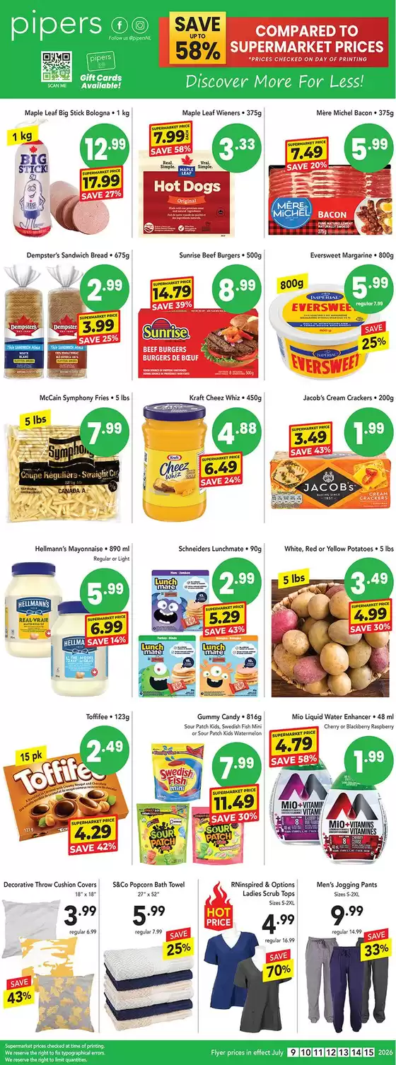 Pipers catalogue | Flyer Pipers | 2026-07-09T00:00:00.000Z - 2026-07-15T00:00:00.000Z