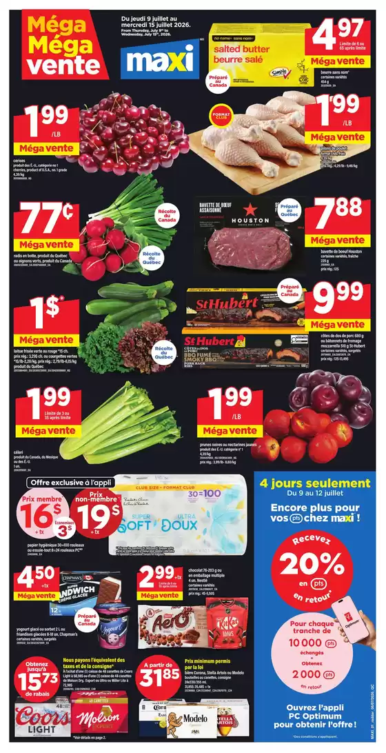 Maxi catalogue | Méga vente | 2026-07-09T00:00:00.000Z - 2026-07-15T00:00:00.000Z