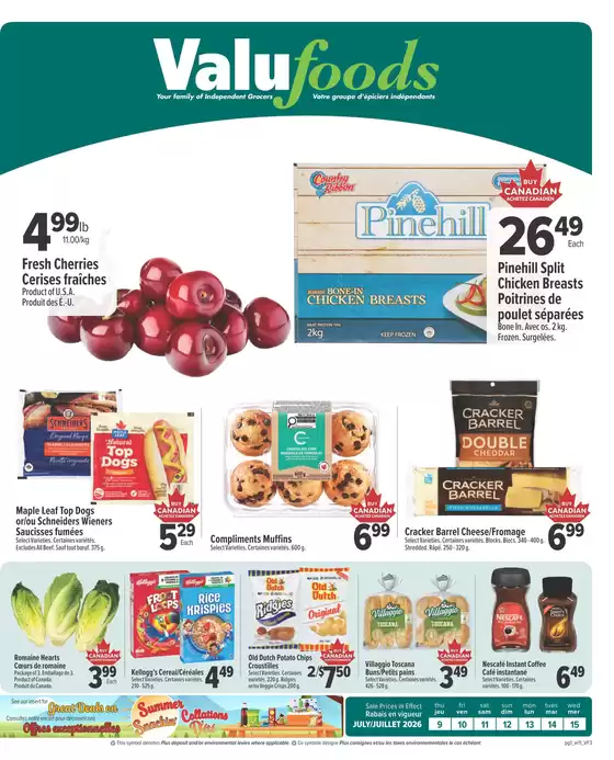 ValuFoods catalogue | Weekly flyer  | 2026-07-09T00:00:00.000Z - 2026-07-15T00:00:00.000Z