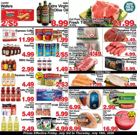 Greco's Fresh Markets catalogue in Saint-Lambert | Weekly flyer  | 2026-07-09T00:00:00.000Z - 2026-07-16T00:00:00.000Z