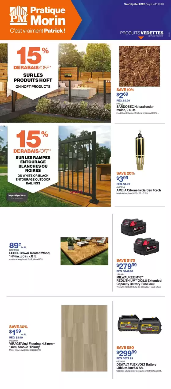 Patrick Morin catalogue | Weekly flyer | 2026-07-10T00:00:00.000Z - 2026-07-15T00:00:00.000Z