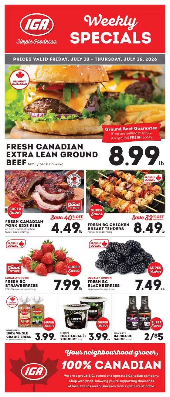 Market Place IGA catalogue | Weekly specials | 2026-07-10T00:00:00.000Z - 2026-07-16T00:00:00.000Z