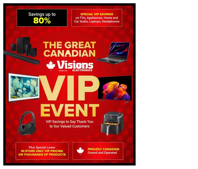 Visions Electronics catalogue in Markham | Flyer | 2026-07-10T00:00:00.000Z - 2026-07-16T00:00:00.000Z