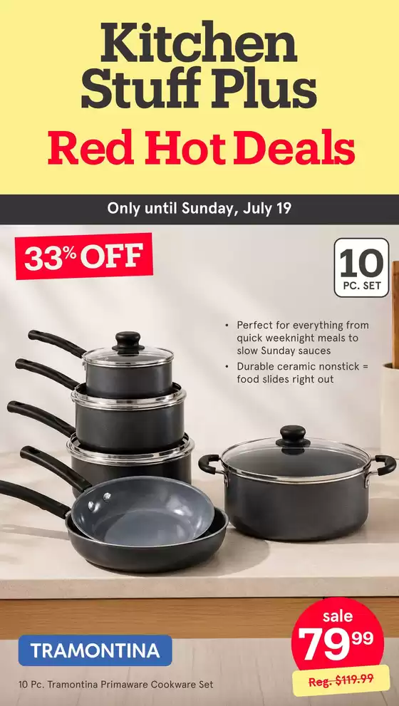 Kitchen Stuff Plus catalogue | Kitchen Stuff Plus weeky flyer | 2026-07-13T00:00:00.000Z - 2026-07-19T00:00:00.000Z