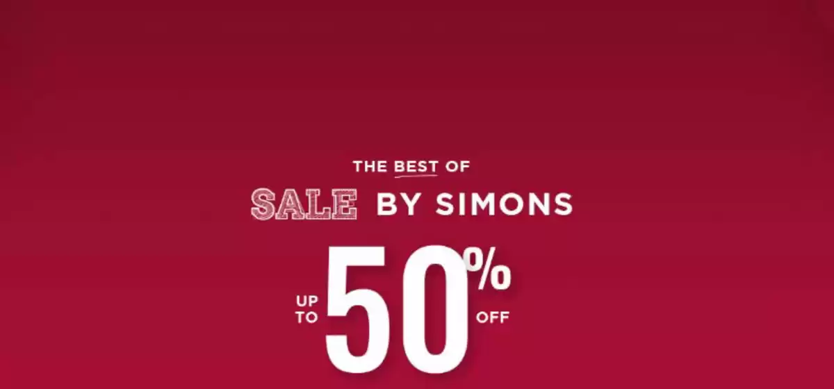 Simons catalogue | Sale by Simons up to 50% off  | 2026-07-13T00:00:00.000Z - 2026-07-27T00:00:00.000Z
