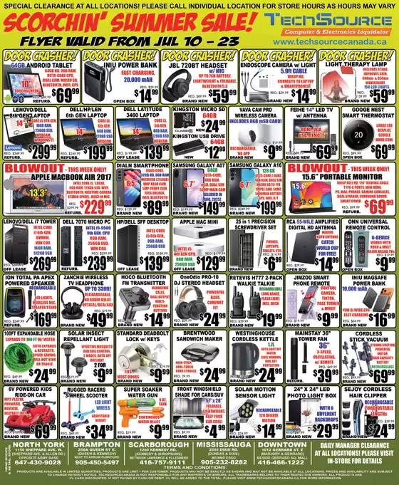 TechSource catalogue | Summer sale | 2026-07-14T00:00:00.000Z - 2026-07-23T00:00:00.000Z