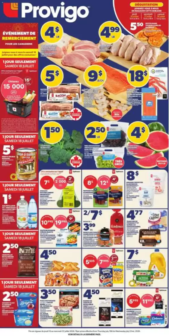 Provigo catalogue in Creston BC | Top offers for smart savers | 2026-07-16T00:00:00.000Z - 2026-07-22T00:00:00.000Z