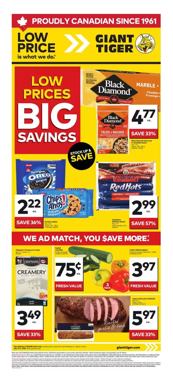 Giant Tiger catalogue in Creston BC | Top deals for all customers | 2026-07-15T00:00:00.000Z - 2026-07-21T00:00:00.000Z