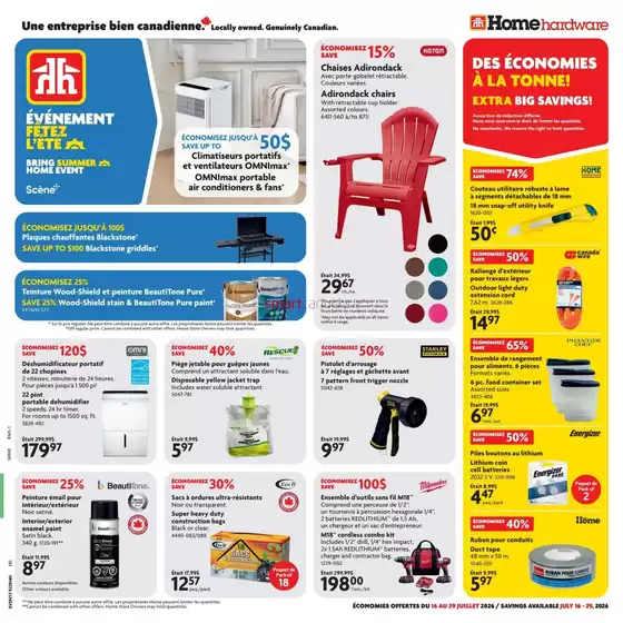 Home Hardware catalogue | Home Hardware weekly flyer | 2026-07-16T00:00:00.000Z - 2026-07-29T00:00:00.000Z