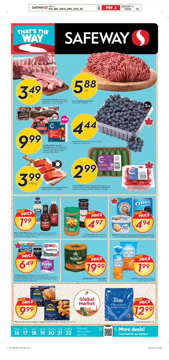 Safeway catalogue in Weyburn | Wide range of offers | 2026-07-16T00:00:00.000Z - 2026-07-22T00:00:00.000Z