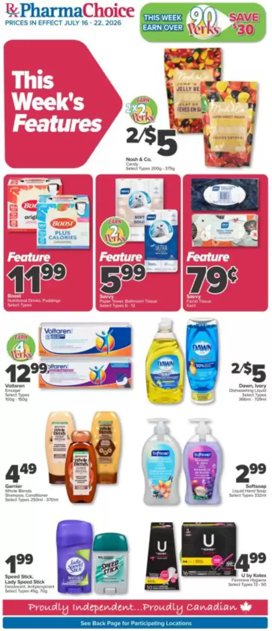 PharmaChoice catalogue in Deseronto | PharmaChoice Weekly ad | 2026-07-16T00:00:00.000Z - 2026-07-22T00:00:00.000Z