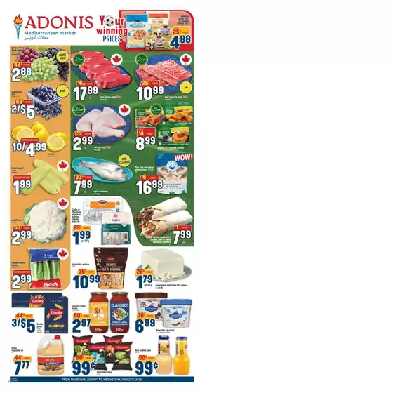 Marché Adonis catalogue in Weyburn | Great offer for all customers | 2026-07-16T00:00:00.000Z - 2026-07-22T00:00:00.000Z