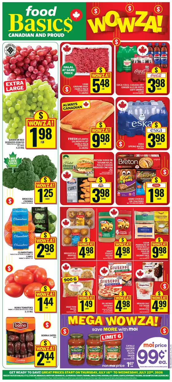 Food Basics catalogue in Weyburn | Discounts and promotions | 2026-07-16T00:00:00.000Z - 2026-07-22T00:00:00.000Z