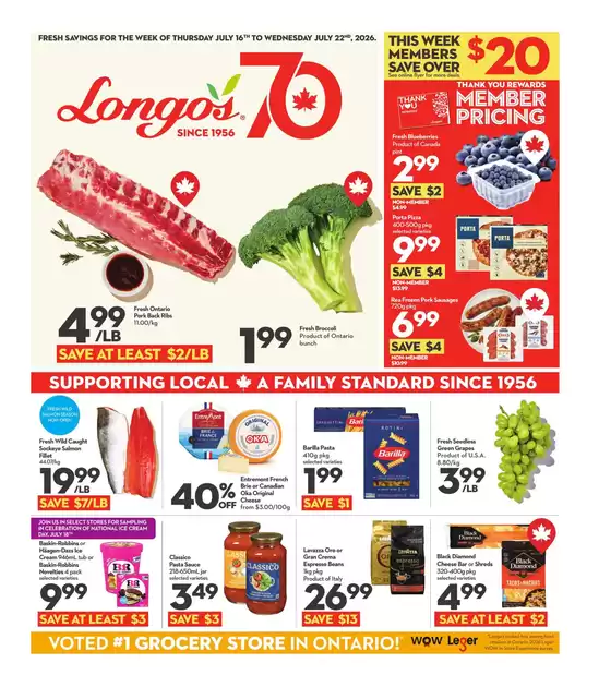 Longo's catalogue in Weyburn | Offers for bargain hunters | 2026-07-16T00:00:00.000Z - 2026-07-22T00:00:00.000Z