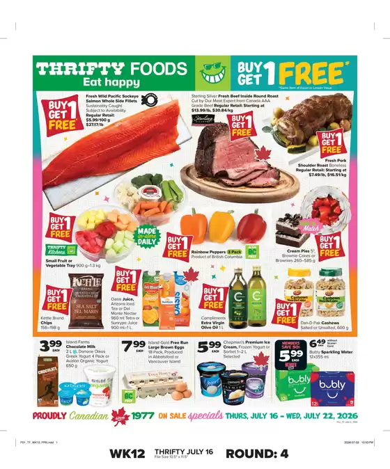 Thrifty Foods catalogue in Weyburn | Top offers for all bargain hunters | 2026-07-16T00:00:00.000Z - 2026-07-22T00:00:00.000Z