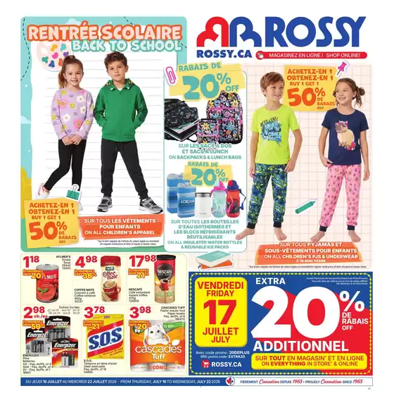 Rossy catalogue | Weekly Ad | 2026-07-16T00:00:00.000Z - 2026-07-22T00:00:00.000Z