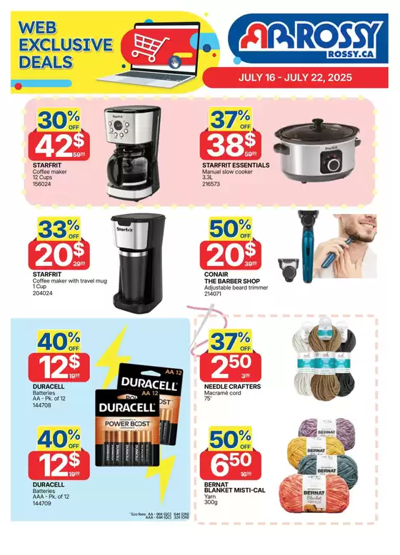 Rossy catalogue | Great offer for bargain hunters | 2026-07-16T00:00:00.000Z - 2026-07-22T00:00:00.000Z