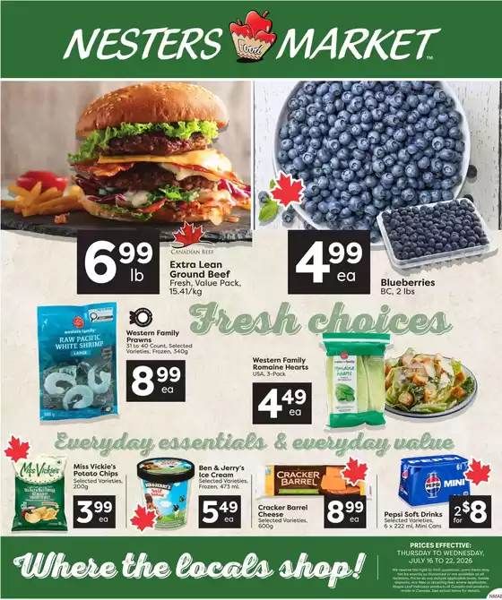 Nesters Market catalogue in Deseronto | Weekly flyer  | 2026-07-16T00:00:00.000Z - 2026-07-22T00:00:00.000Z