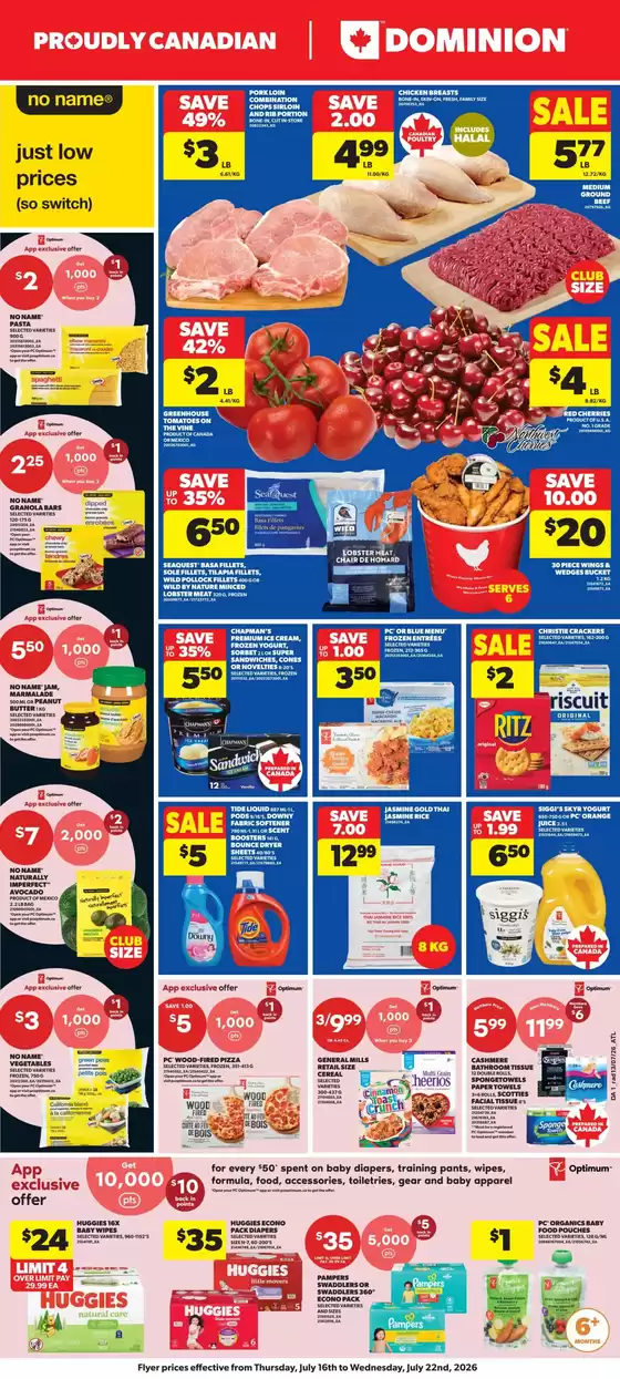 Dominion catalogue in Quebec | Weekly flyer | 2026-07-16T00:00:00.000Z - 2026-07-22T00:00:00.000Z
