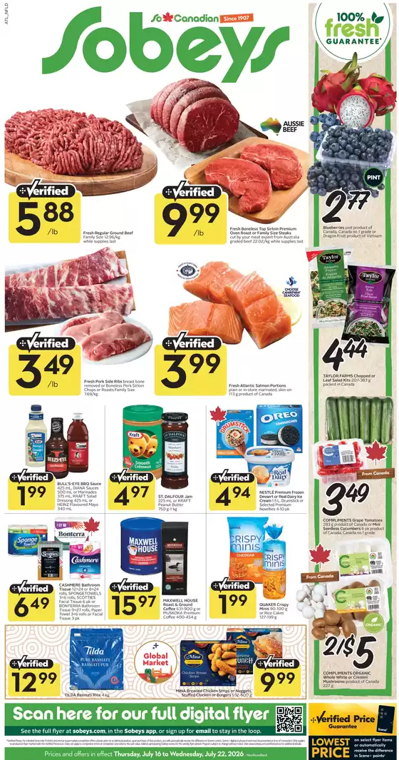Sobeys catalogue | Weekly flyer | 2026-07-16T00:00:00.000Z - 2026-07-22T00:00:00.000Z