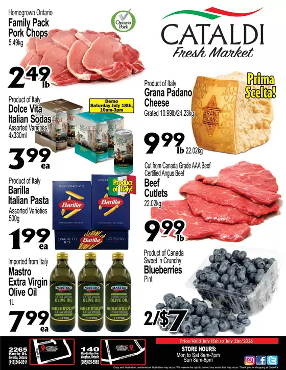 Cataldi catalogue | Weekly flyer | 2026-07-16T00:00:00.000Z - 2026-07-21T00:00:00.000Z