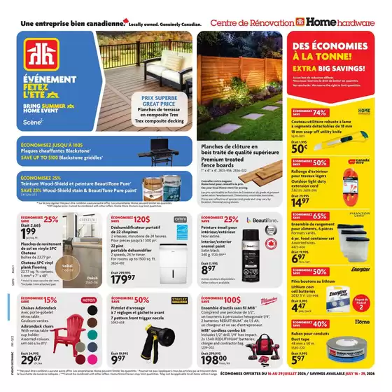 Home Hardware catalogue in Joliette | Our best offers for you | 2026-07-16T00:00:00.000Z - 2026-07-29T00:00:00.000Z