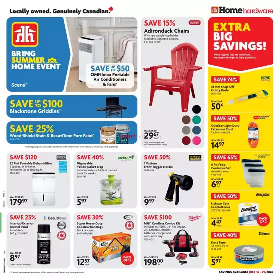 Home Hardware catalogue | Special offers for you | 2026-07-16T00:00:00.000Z - 2026-07-29T00:00:00.000Z