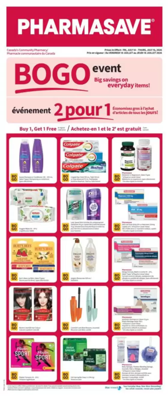 Pharmasave catalogue | Wide range of offers | 2026-07-10T00:00:00.000Z - 2026-07-16T00:00:00.000Z