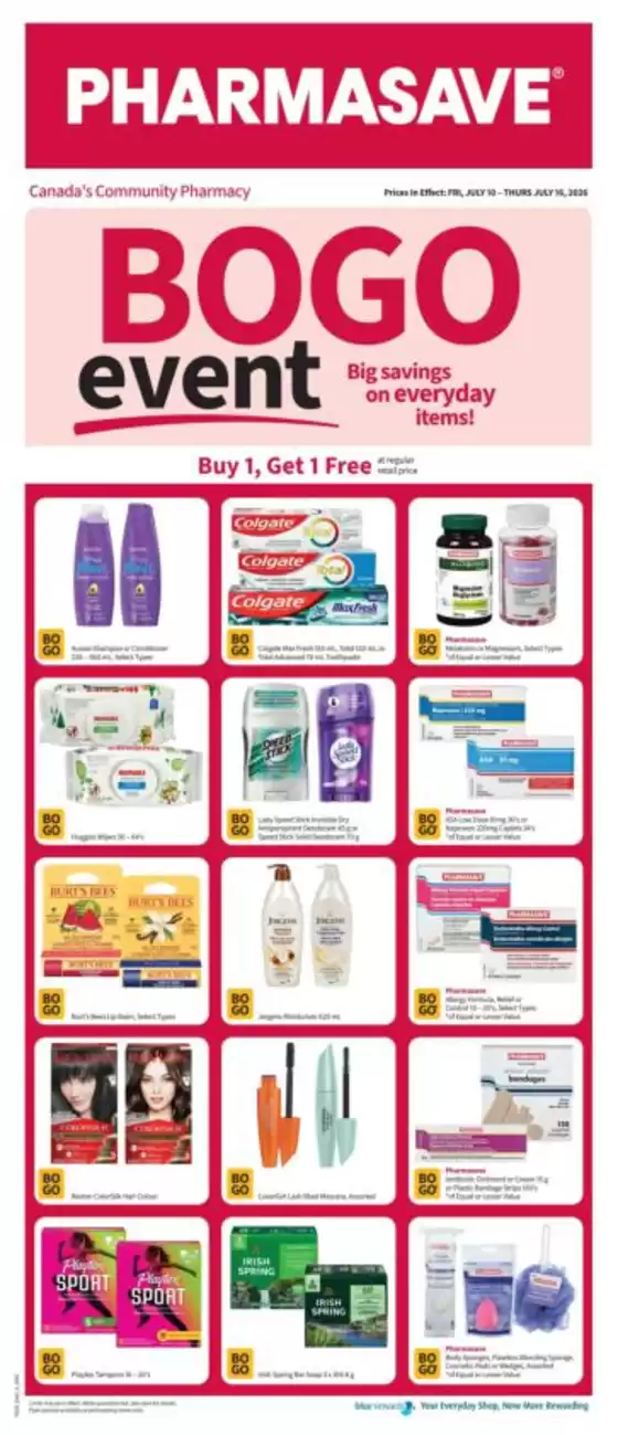 Pharmasave catalogue | Top deals and discounts | 2026-07-10T00:00:00.000Z - 2026-07-16T00:00:00.000Z