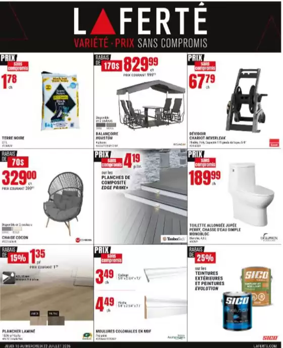 Laferté catalogue | Weekly flyer  | 2026-07-16T00:00:00.000Z - 2026-07-22T00:00:00.000Z