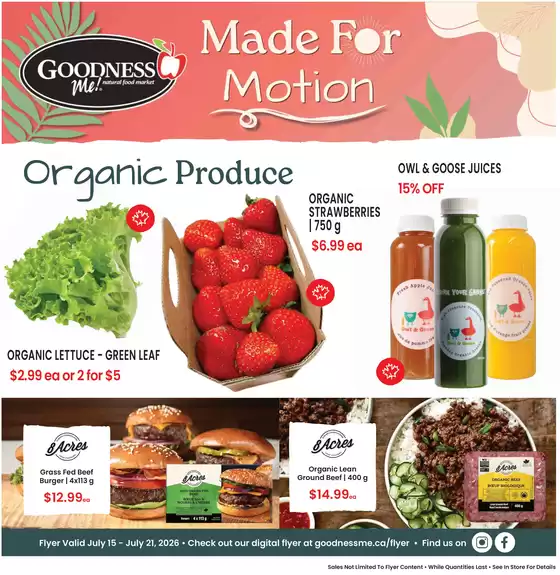 Goodness Me catalogue | Weekly flyer | 2026-07-16T00:00:00.000Z - 2026-07-30T00:00:00.000Z