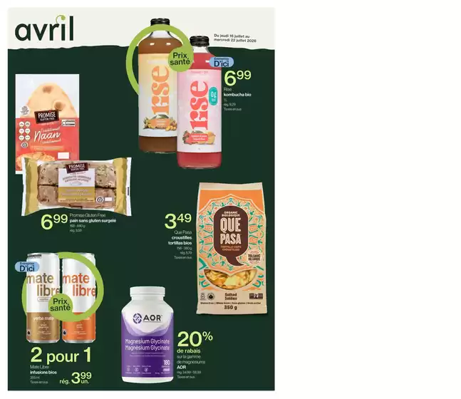 Avril catalogue | Du jeudi 16 juillet au mercredi 22 juillet 2026 | 2026-07-16T00:00:00.000Z - 2026-07-22T00:00:00.000Z