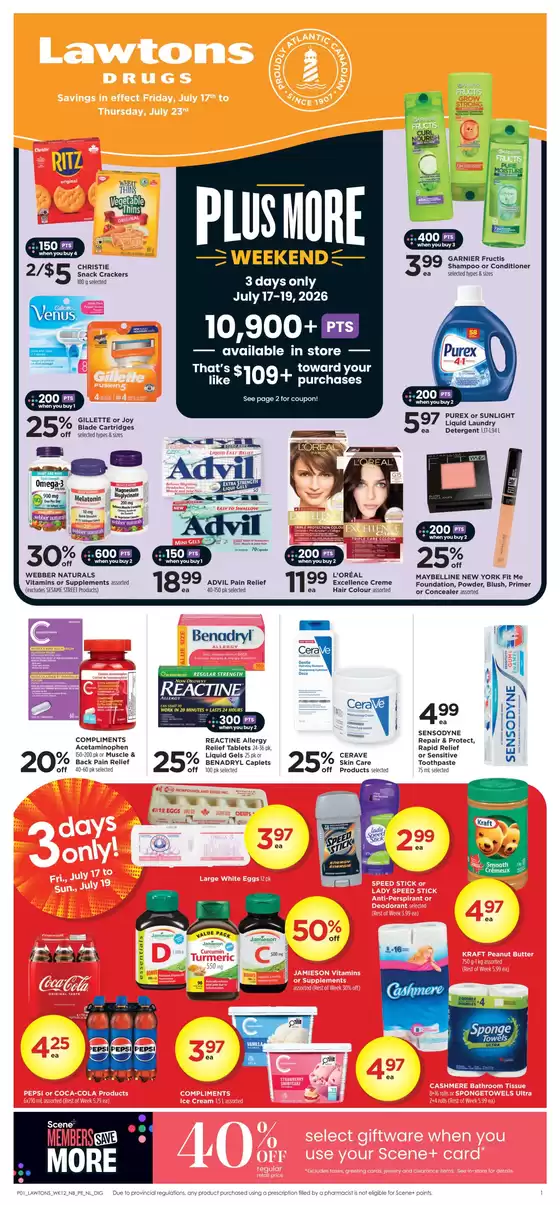 Lawtons Drugs catalogue in Calgary | Weekly flyer | 2026-07-17T00:00:00.000Z - 2026-07-23T00:00:00.000Z
