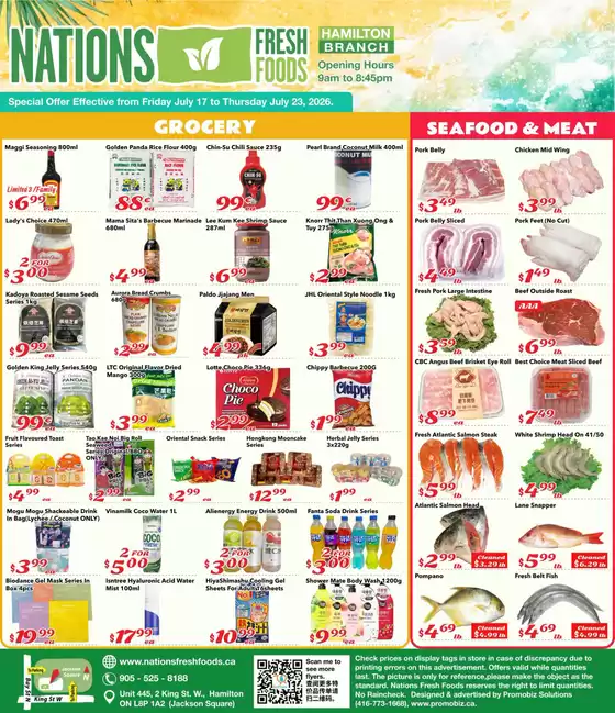 Nations Fresh Foods catalogue | Weekly Specials July 17–July 23! | 2026-07-17T00:00:00.000Z - 2026-07-23T00:00:00.000Z