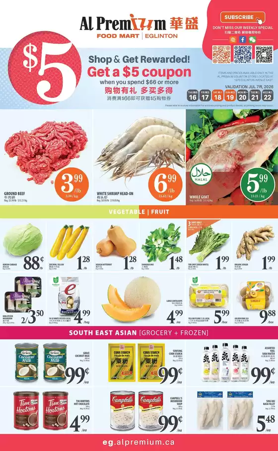Al Premium catalogue in Prévost | WEEKLY SPECIAL EGLINTON | 2026-07-16T00:00:00.000Z - 2026-07-22T00:00:00.000Z