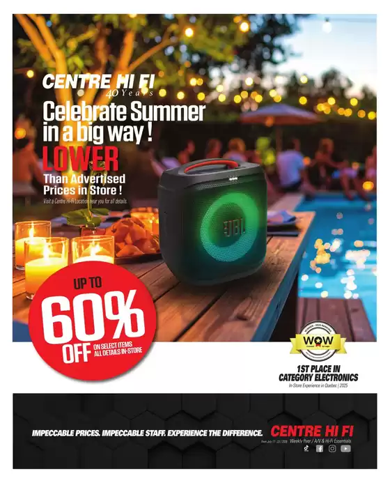Centre Hi-Fi catalogue in Vancouver | Weekly Flyer | 2026-07-17T00:00:00.000Z - 2026-07-23T00:00:00.000Z