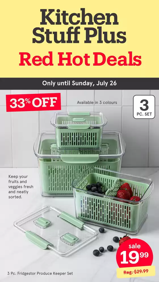 Kitchen Stuff Plus catalogue in Walnut Grove | Kitchen Stuff Plus weeky flyer | 2026-07-20T00:00:00.000Z - 2026-07-26T00:00:00.000Z