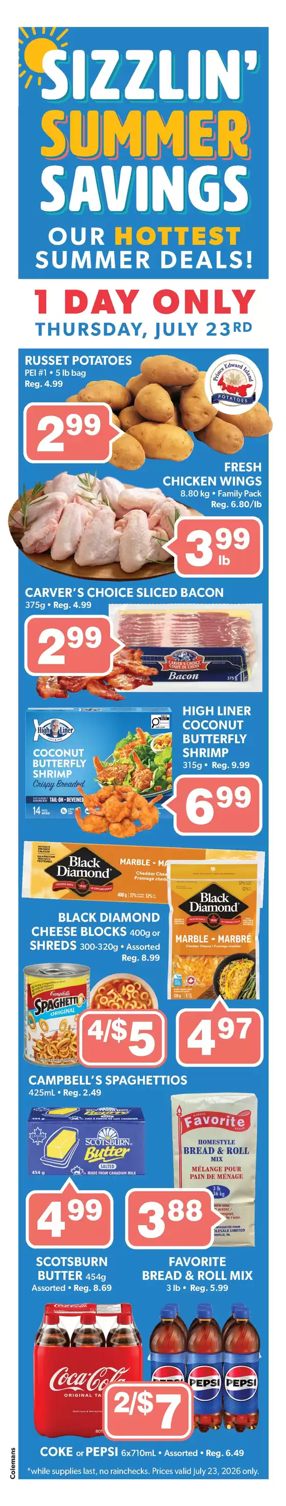 Coleman's catalogue | Special offers for you | 2026-07-23T00:00:00.000Z - 2026-07-29T00:00:00.000Z