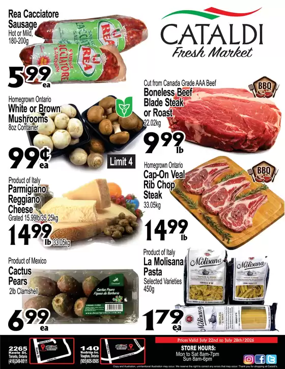 Cataldi catalogue | Weekly flyer | 2026-07-22T00:00:00.000Z - 2026-07-28T00:00:00.000Z
