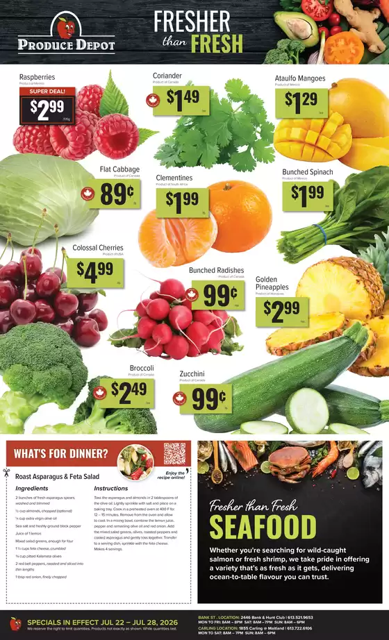 Produce Depot catalogue in Quebec | Weekly Specials | 2026-07-22T00:00:00.000Z - 2026-07-28T00:00:00.000Z